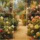 Secret Garden - tile mural 