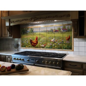 Tile mural - farm 2.