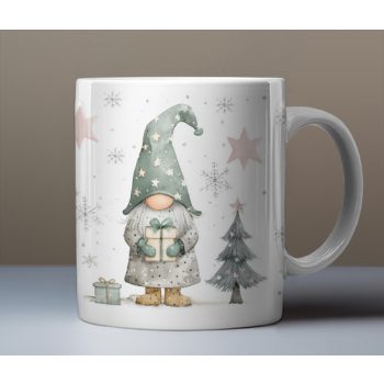 Christmas gnome mug
