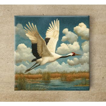 Ceramic tile mural - birds -blue tit 