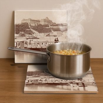 Ceramic tile mural - Buda Castle 1860 