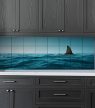 Tile mural - water world - Great White shark