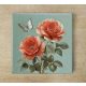 Roses - ceramic tile trivet