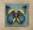 Tile trivet set - butterflies