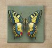Tile trivet set - butterflies