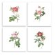 Set of tiles - flowers 