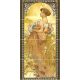 Nyár - Alfons Mucha csempekép