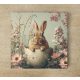 Easter rabbit in the egg - tile trivet