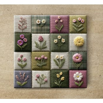 floral patchwork pattern - floral patchwork pattern
