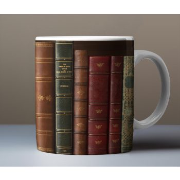 Bookshelf mug