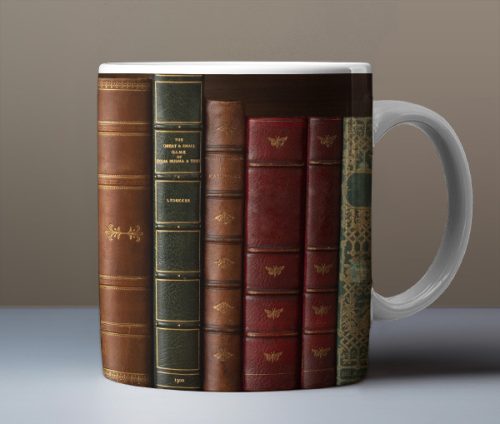 Bookshelf mug