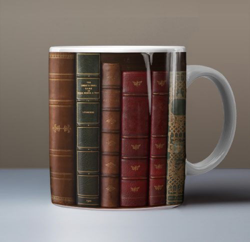 Bookshelf mug