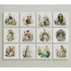 Ceramic tile mural - set of decoration tiles - 12 pcs 