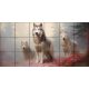 Ceramic tile mural - Cats and dogs II.