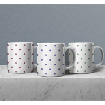 Dotted mug set