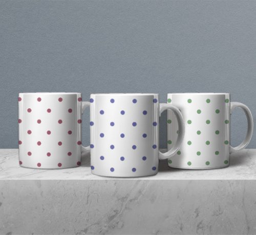 Dotted mug set