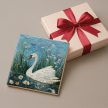 Ceramic tile mural - birds -rusty tail 