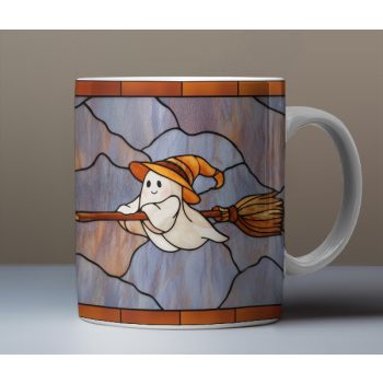 Halloween ghost mug