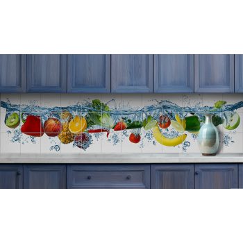 Ceramic tile mural - african animals 