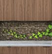 Ceramic tile mural - Ivy on trunk