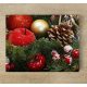 Christmas decorations - tile mural