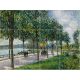 Ceramic tile mural - summer at the lake