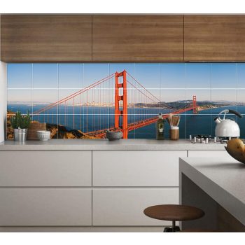Ceramic tile mural - Golden Gate Bridge