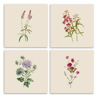 Set of tiles - flowers II.