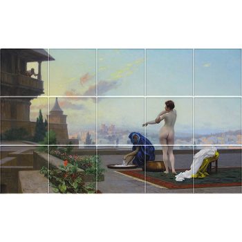 Ceramic tile mural - Bath - Bethsabee   Ceramic tile mural - Bath - Bethsabee