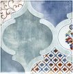 Moroccan tile mural - Turquoise 