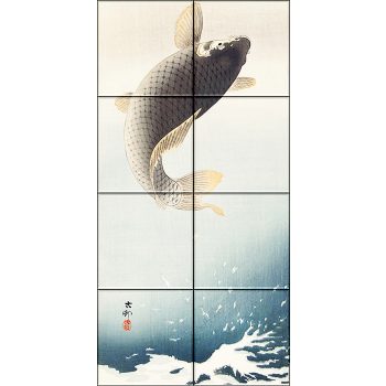Ceramic tile mural - water world -fish  Ceramic tile mural - water world -fish