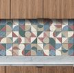 Ceramic tile mural - abstract tiles 