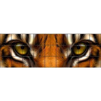 Tigris mintás csempe