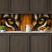 Ceramic tile mural - Eyes of a tiger
