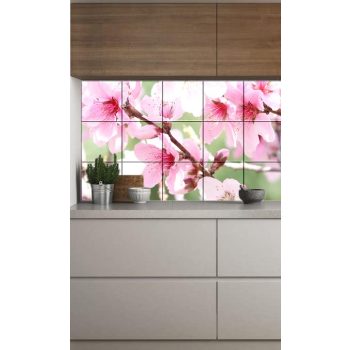 Sakura cseresznyevirág -  mozaik csempe (76x45 cm)