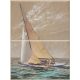 Sailing ship - tile mural