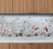 Ceramic tile mural flamingo 
