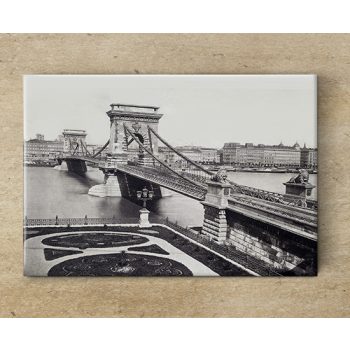 Dekorcsempe - Budapest Lánchíd 1880-as évek 
