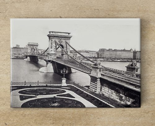 Dekorcsempe - Budapest Lánchíd 1880-as évek 