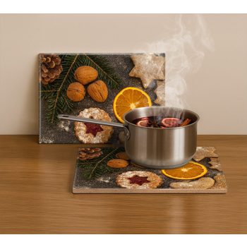 Ceramic tile mural - snowflake