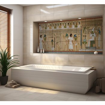 egyiptomi mintás fali csempe