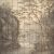 Monochrome river and tree landscape in classical style – ceramic tile mural
