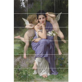 Ceramic tile mural - Sounds of the spring  Ceramic tile mural - Sounds of the spring
