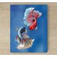 Tile mural - fishes -Siamese fighting fish II. 