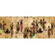 Ceramic tile mural - african people