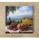 Ceramic tile mural - drink - Wine tasting table 