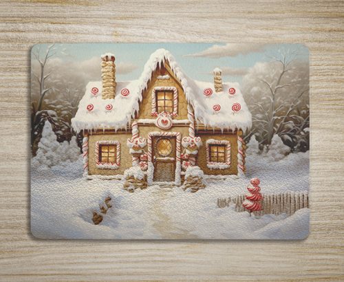 Cutting board - gingerbread house