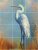 Ceramic tile mural - birds -white egret coupleJapanese 