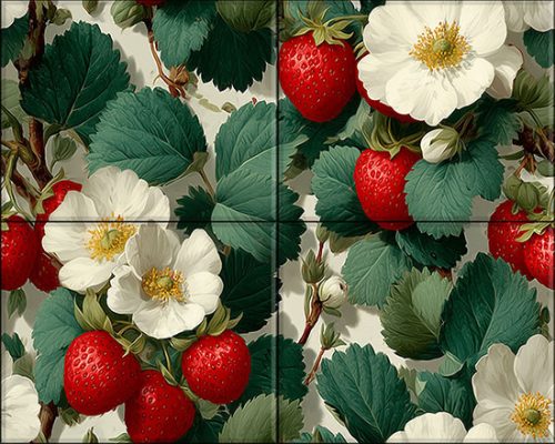 Ceramic tile mural - spices