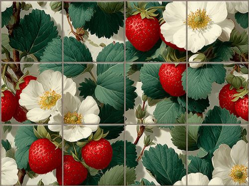 Ceramic tile mural - spices